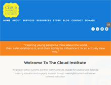 Tablet Screenshot of cloudinstitute.org